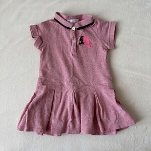 Burberry polo dress girl 3y